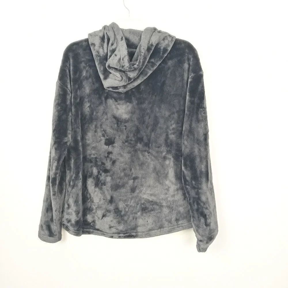Champian cozy and soft hooded navy pullover - Picture 3 of 5